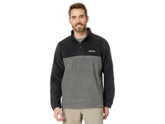 Columbia Steens Mountaintm Half Zip Mens Coat Black/Grill : MD, Fleece/Polyester