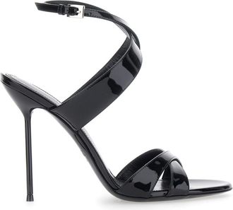 PARIS TEXAS Black Leather High Heels