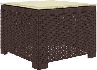 vidaXL Sill&oacute;n Individual De Jard&iacute;n Con Coj&iacute;n Apariencia De Ratan Pp Vidaxl