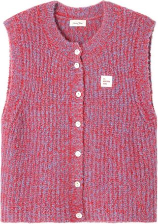 American Vintage Cardigan East - Rosso