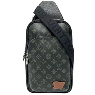 Louis Vuitton Pre-owned M46344 Monogram Schoudertas - Heren - Pre-owned - Groen - Maat: ONE Size Leer