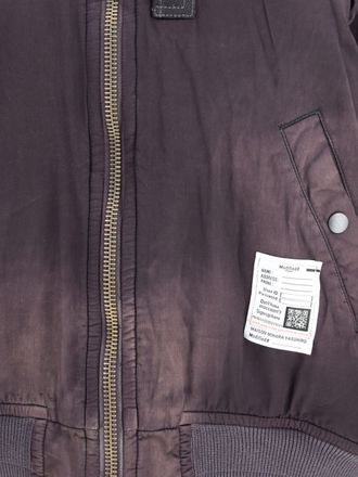 Miharayasuhiro Mens Flight Jacket Aged Black Outer Rayon