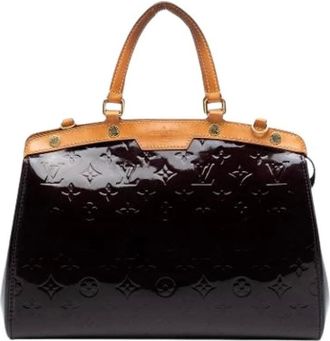 Louis Vuitton Pre-owned Handbags, female, Purple, Size: ONE SIZE Pre-owned Brea MM