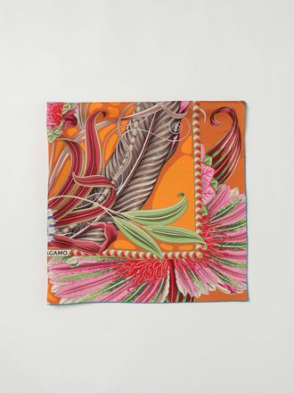 Ferragamo Scarf FERRAGAMO Woman color Orange