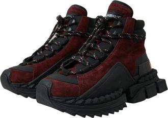 Dolce & Gabbana Sneakers, male, Red, Size: 6 US Super King High Top Sneakers