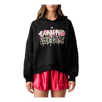 adidas (WMNS) adidas x Farm Rio Hoodie Asia Sizing Black KR0252