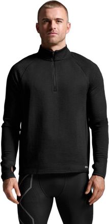 2XU Mens Ignition Haptic 1/4 Zip in Black/silver Reflective at Nordstrom, Size Xx-Large
