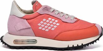 Bepositive Leather/Polyester Sneakers - Red