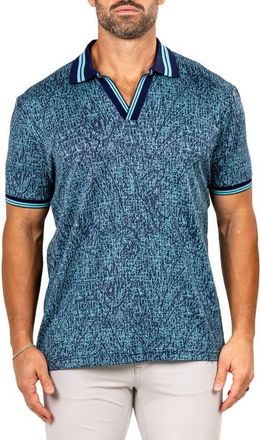 Maceoo Marthy Blue Polo at Nordstrom, Size Xxx-Large