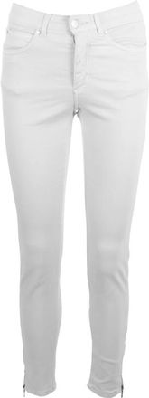 C.Ro Broek 5226/525 - Dames - Slim Fit Broeken - Wit - L - Katoen - Broeken