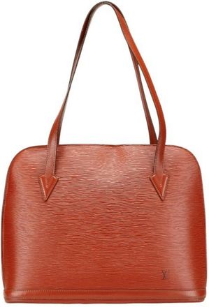 Louis Vuitton Kenyan Brown Leather Shoulder Bag Tote Bag (Pre-Owned)