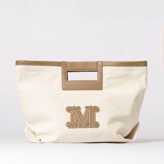 Max Mara Borsa Max Mara in canvas di cotone e pelle