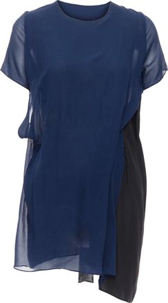 Acne Studios Paloma Bicolor Drape Dress