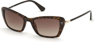 Guess GU7654 52F Womens Sunglasses Tortoiseshell Size 52