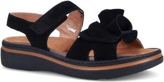 Ron White Frances Slingback Platform Wedge Sandal in Onyx at Nordstrom, Size 10-10.5Us