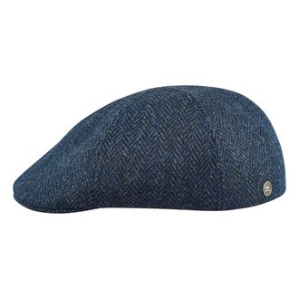 Sterkowski Rusty | Harris Tweed Flat Cap for Men and Women | Newsboy Driving Gatsby Ivy Irish Scally Cabbie Peaky Scully Paperboy Winter Duckbill 6 Panel Cabby N