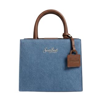 MC2 Saint Barth Handbags, female, Blue, Size: ONE SIZE Shop Mini Hand Bag