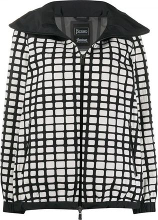 Herno Laminar Giubbotto a Fantasia Rettangolare - Dames - Outdoorjassen - Veelkleurig - XL - Fitness