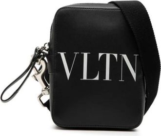 Valentino Pre-owned Crossbody Bag - unisex - Vintage Schoudertas - Zwart - ONE Size - Leer - Vintage