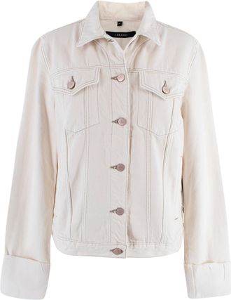 J Brand Macadamia Slim Denim Jacket Size M