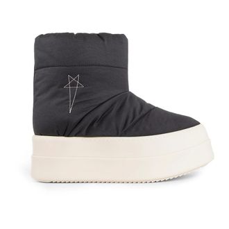 Rick Owens Winter Boots, female, Black, Size: 8 1/2 US Mega Bumper Low Lunar