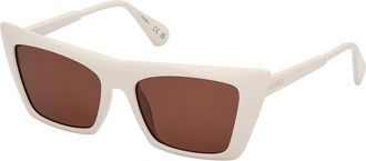 Max & Co. MO0122 25E Womens Sunglasses White Size 54