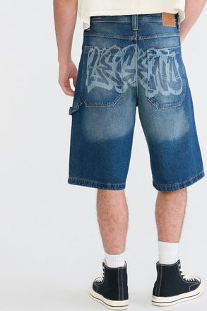 A&eacute;ropostale Super Baggy Denim Shorts 12.5