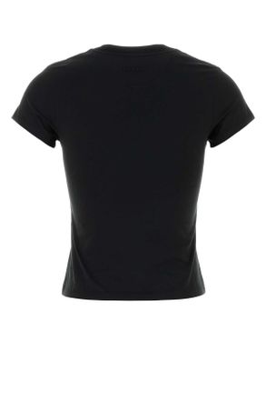 Kenzo Womens Black Cotton T-Shirt Exterior