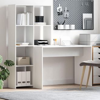Berkfield Home with Shelf with Storage White Engineered wood