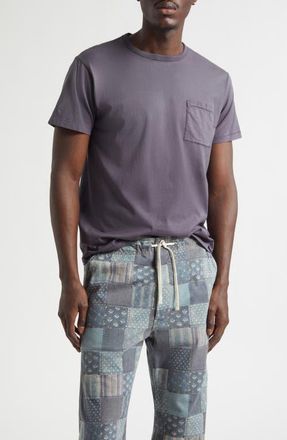 Ralph Lauren Garment Dye Pocket T-Shirt in Boathouse Navy at Nordstrom, Size Xx-Large