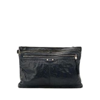 Balenciaga Pre-owned Clutches, female, Blue, Size: ONE SIZE Pre-owned La Pochette City