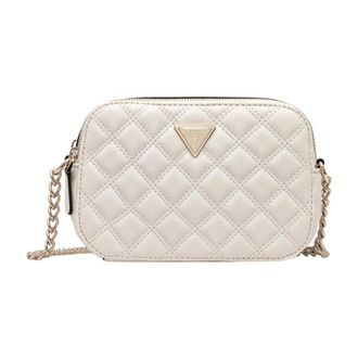 Guess Tassen, Dames, Beige, ONE Size, Leer, Giully Crossbody Tas