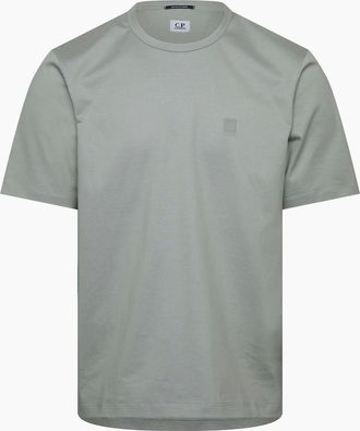 C.P. Company Mens Metropolis Series Chest Logo T-Shirt - Grey - Size: 38