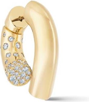 Tabayer Oera Pavé Diamond Earrings in Yellow Gold at Nordstrom