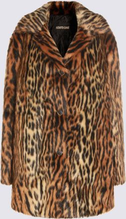 Roberto Cavalli Coats Light And Natural-Donna