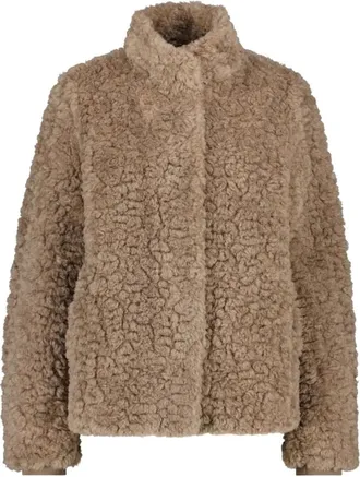 Rino&Pelle Dames, Jassen, Bruin, Maat: M Fleece