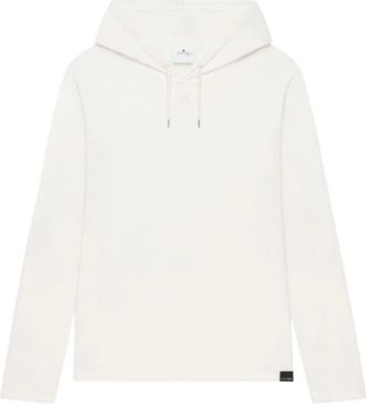 Courr&egrave;ges Felpa asimmetrica con cappuccio - Bianco