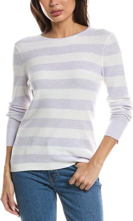 Fort&eacute; Cashmere Thermal Crewneck Cashmere-Blend Sweater