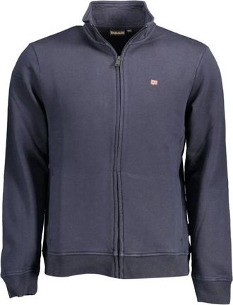Napapijri Heren, Sweatshirts & Hoodies, Blauw, Maat: S Katoen