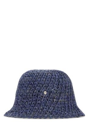 Helen Kaminski Blue Crochet Bucket Hat