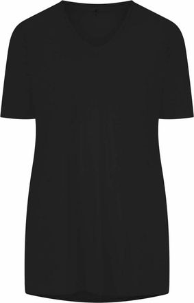 Plus Basics Dames, Tops, Zwart, Maat: 4XL