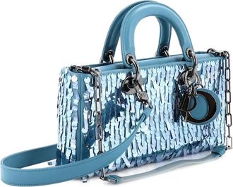 Dior Borsa a tracolla Lady D-Joy media - Blu