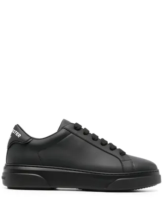 Dsquared2 x Manchester City low-top sneakers - men - Calf Leather/Rubber/Calf Leather - 44 - Black