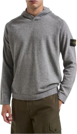 Stone Island Jersey Capucha - Heren - Hoodies - Grijs - M - Hoodies & sweatvesten