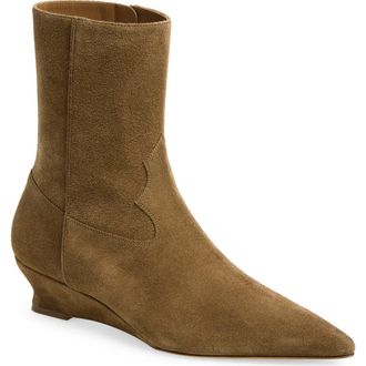 Le Monde Beryl Camille Wedge Bootie in Taupe at Nordstrom, Size 9.5Us
