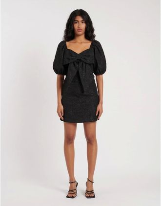 Nobody's Child Womens Sweetheart Neck Regular Fit Blouse - Black - Size: 10