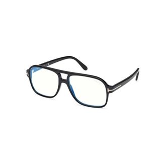 Tom Ford Navigator Blue Block Optical - unisex - Brillen - Zwart - 58 MM - Accessoires