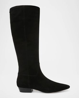 Vince Margaret II Leather Knee-High Riding Boots