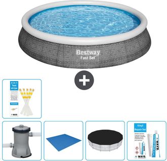 Bestway Piscina Bestway Fast Set Redonda - 396x84 Cm - 8-piezas S22672