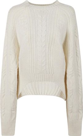 Dondup Truien & Vesten, Dames, Wit, S, Witte Sweater Collectie